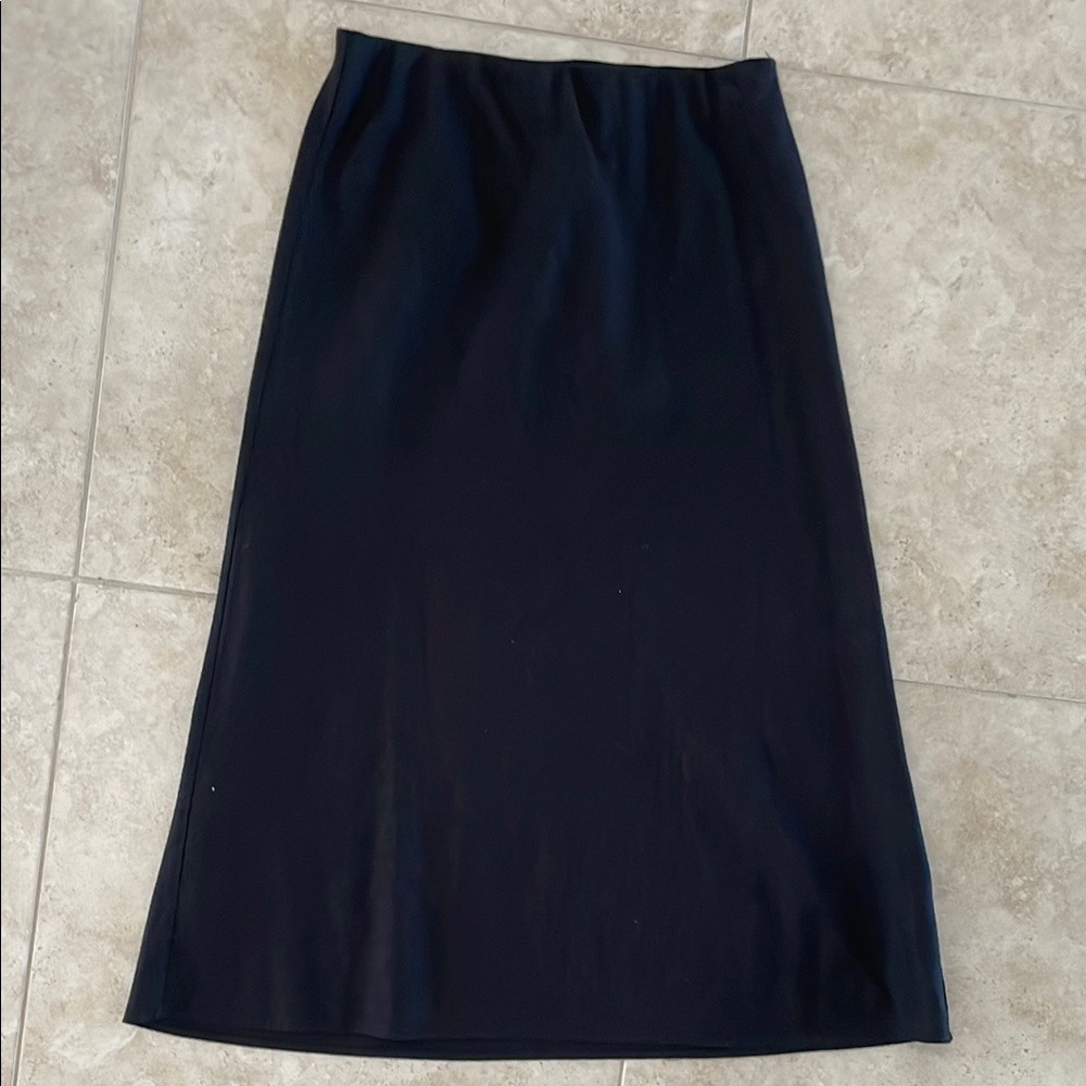 Aritzia Babaton Linen Midi Bias Skirt